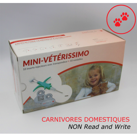 MINI-VÉTÉRISSIMO CARNIVORE + MÉDAILLE PETLINK (25026)          Tarifs dégressifs suivant volume